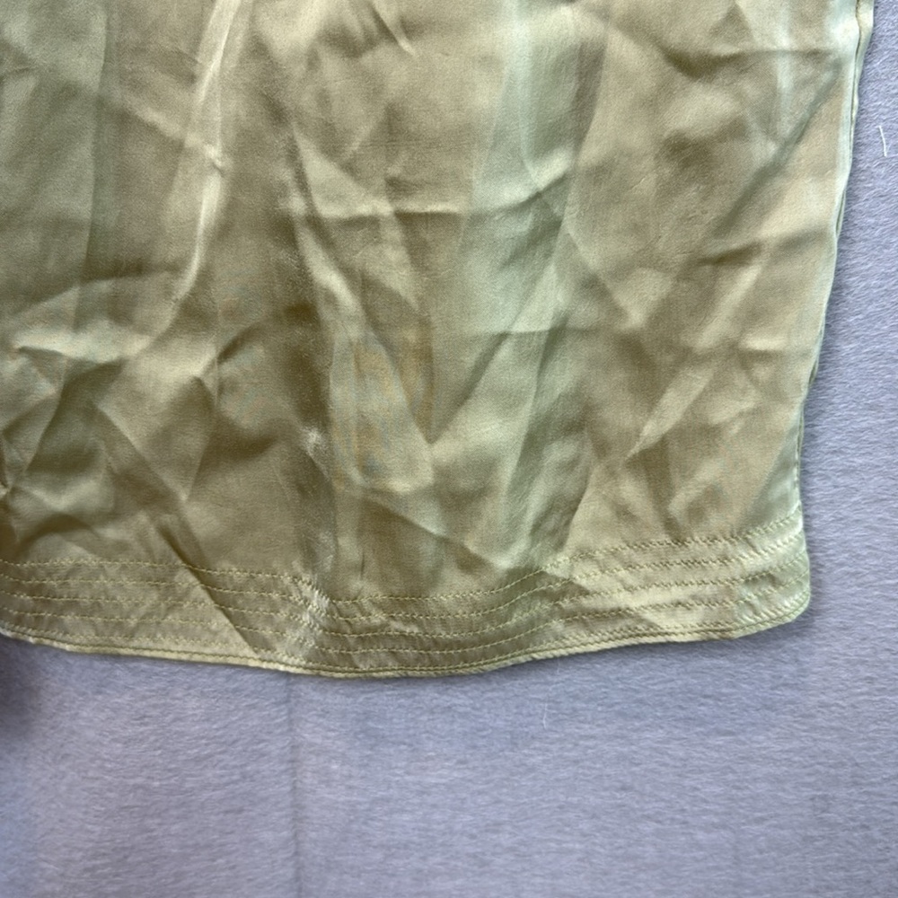 Frye. - Women’s Viscose draw string shoulder sleeveless maxi dress light green S - Picture 11 of 12